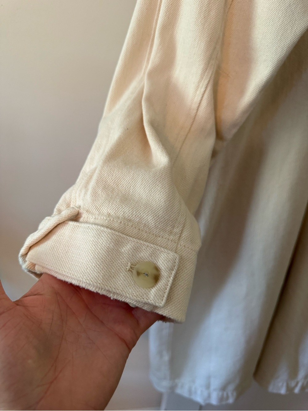 Anthropologie 100% cotton Pilcro Longline Women's Duster Coat - Picture 9 of 10